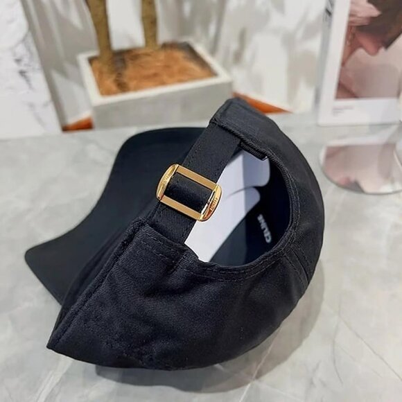 Celine Black Cap with White Logo - Picture 3 of 5